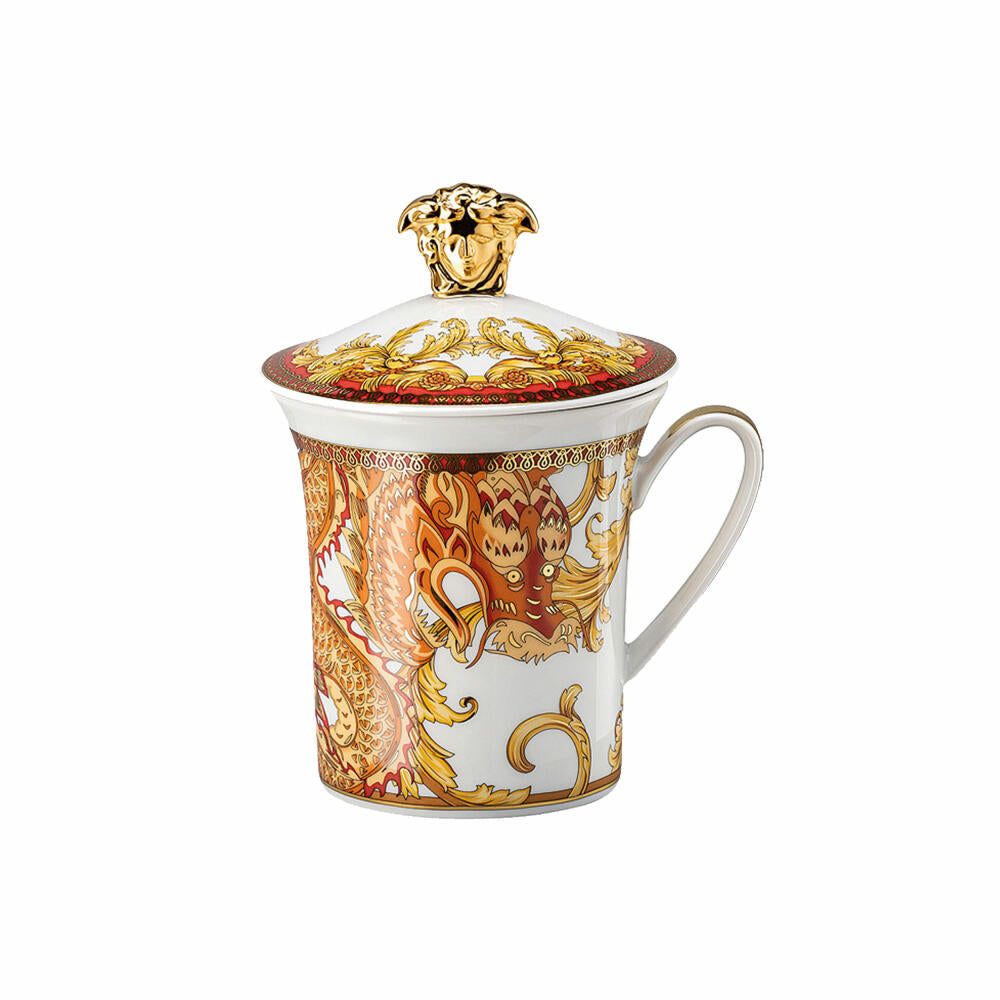 Rosenthal Versace Mug with Lid 30 Years Collection Asian Dream, Porcelain, 350 ml, 19315-403632-28700