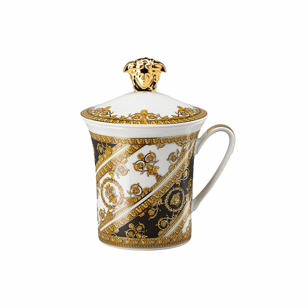 Rosenthal Versace mug with lid 30 Years Collection I Love Baroque, porcelain, 350 ml, 19315-403651-28700