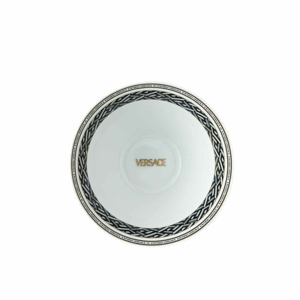 Rosenthal Versace Bowl La Greca Signature Black, porcelain, 18 cm, 19335-403765-10551