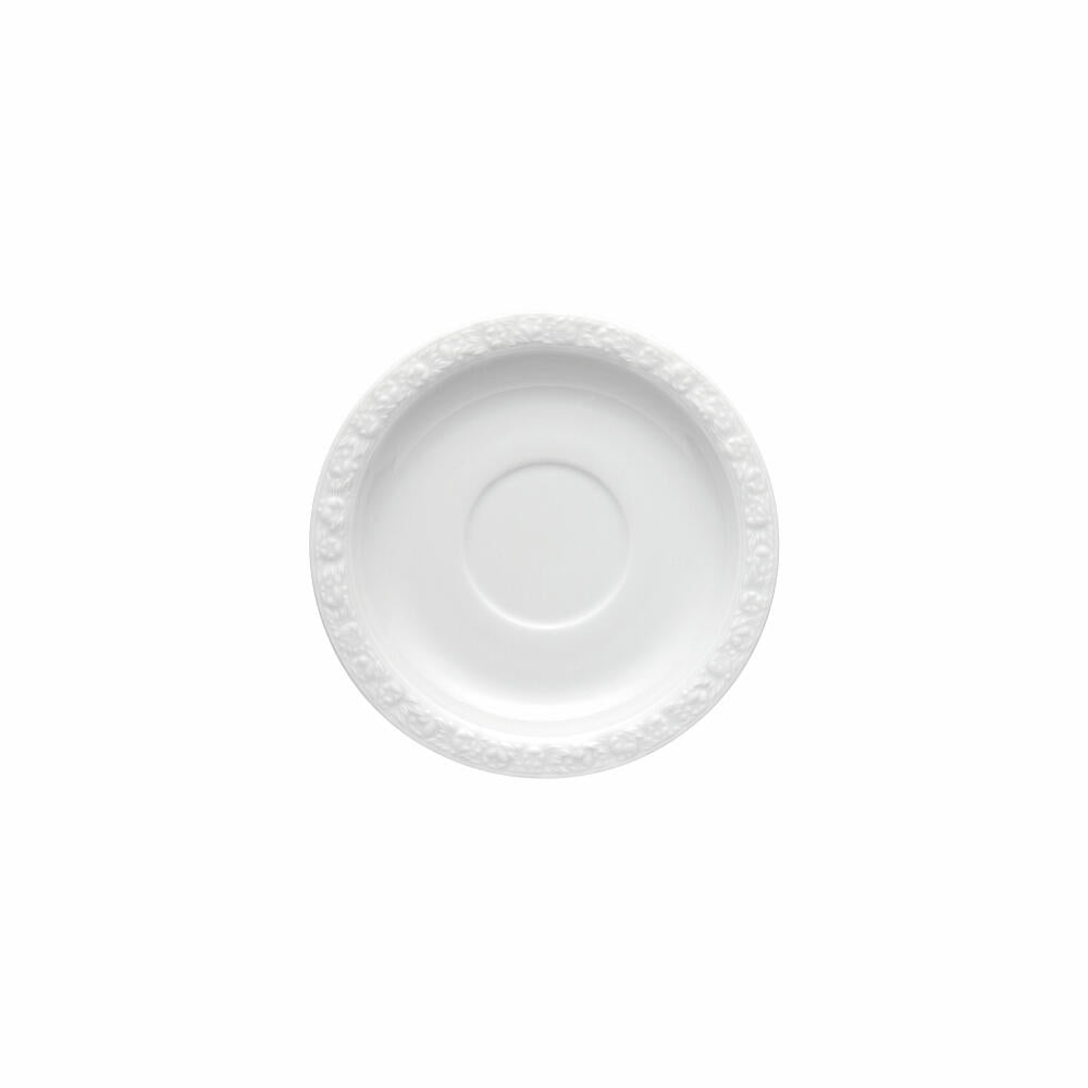 Rosenthal Tee-Untertasse Maria, Porzellan, Weiß, 16.2 cm, 10430-800001-14641