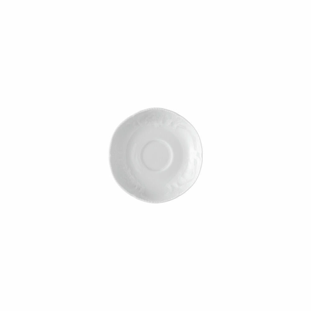 Rosenthal Espresso-Mokka-Untertasse Sanssouci Weiß, Porzellan, Weiß, 11.4 cm, 10480-800001-14721