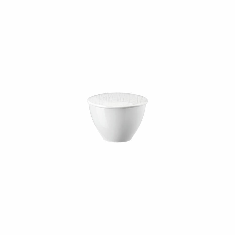 Rosenthal Zuckerdose Mesh, Zuckerschale, Porzellan, Weiß, 11770-800001-14343