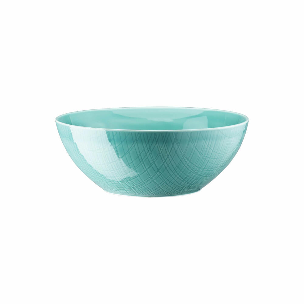 Rosenthal Schüssel Mesh Colours Aqua, Porzellan, Blau, 24 cm, 11770-405152-13324