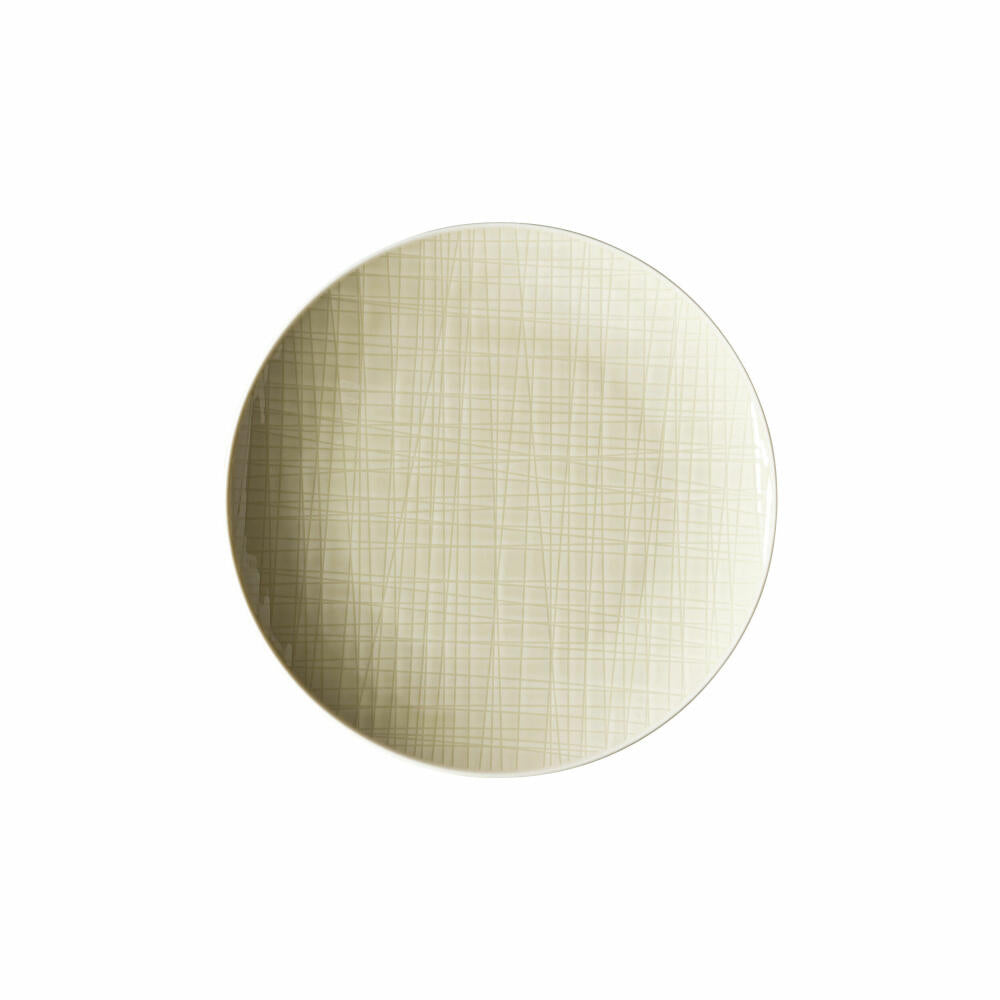 Rosenthal Teller Mesh Colours Cream flach, Porzellan, Beige, 21 cm, 11770-405153-10861