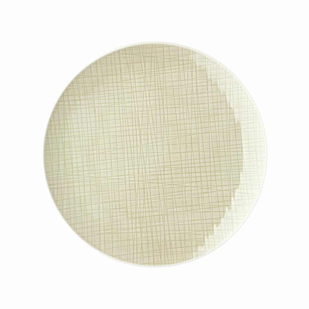 Rosenthal Teller Mesh Colours Cream flach, Porzellan, Beige, 27 cm, 11770-405153-10867