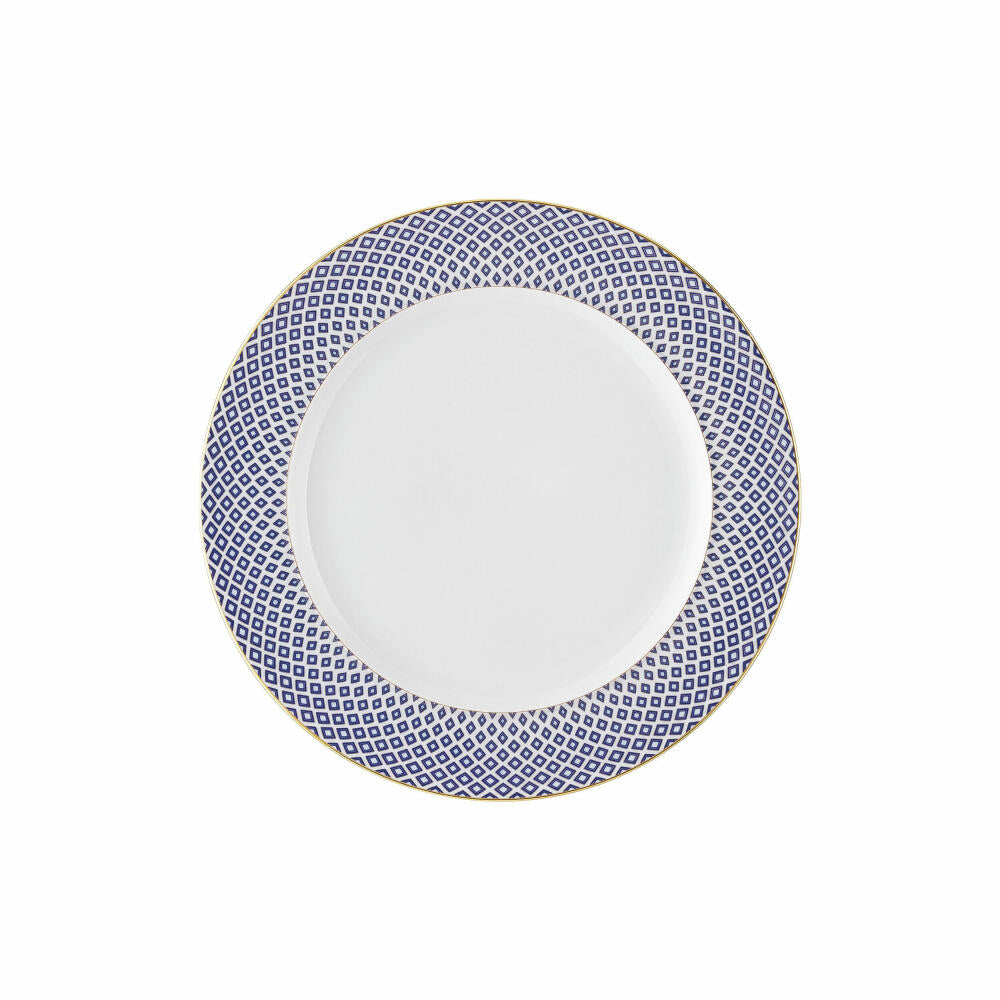 Rosenthal Frühstücksteller Franics - Carreau Bleu, Porzellan, Mehrfarbig, 22 cm, 10460-404307-10222