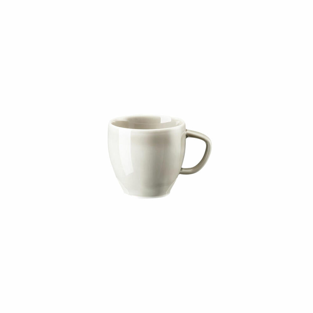 Rosenthal Espresso-Obertasse Junto Pearl Grey, Porzellan, Grau, 80 ml, 10540-405201-14717