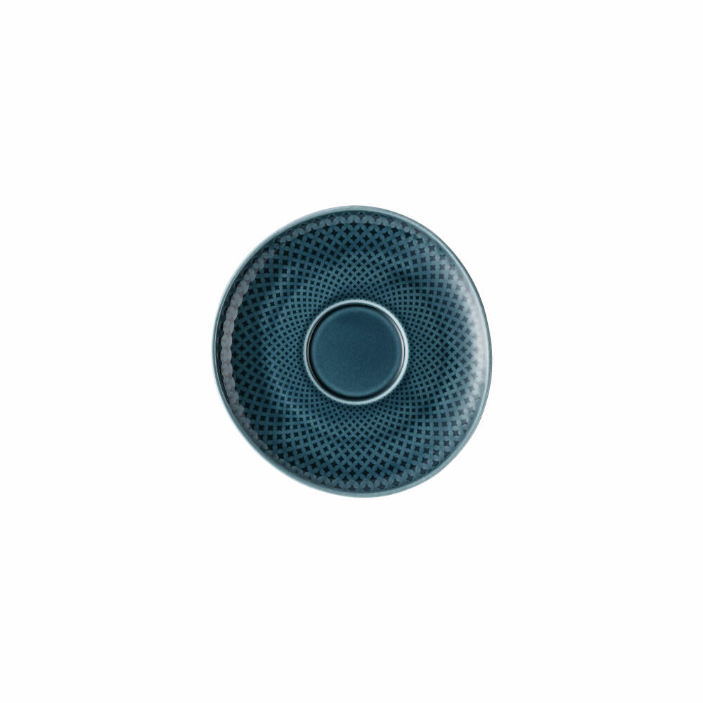 Rosenthal Kombi-Obertasse Junto Ocean Blue, Porzellan, Blau, 15 cm, 10540-405202-14771