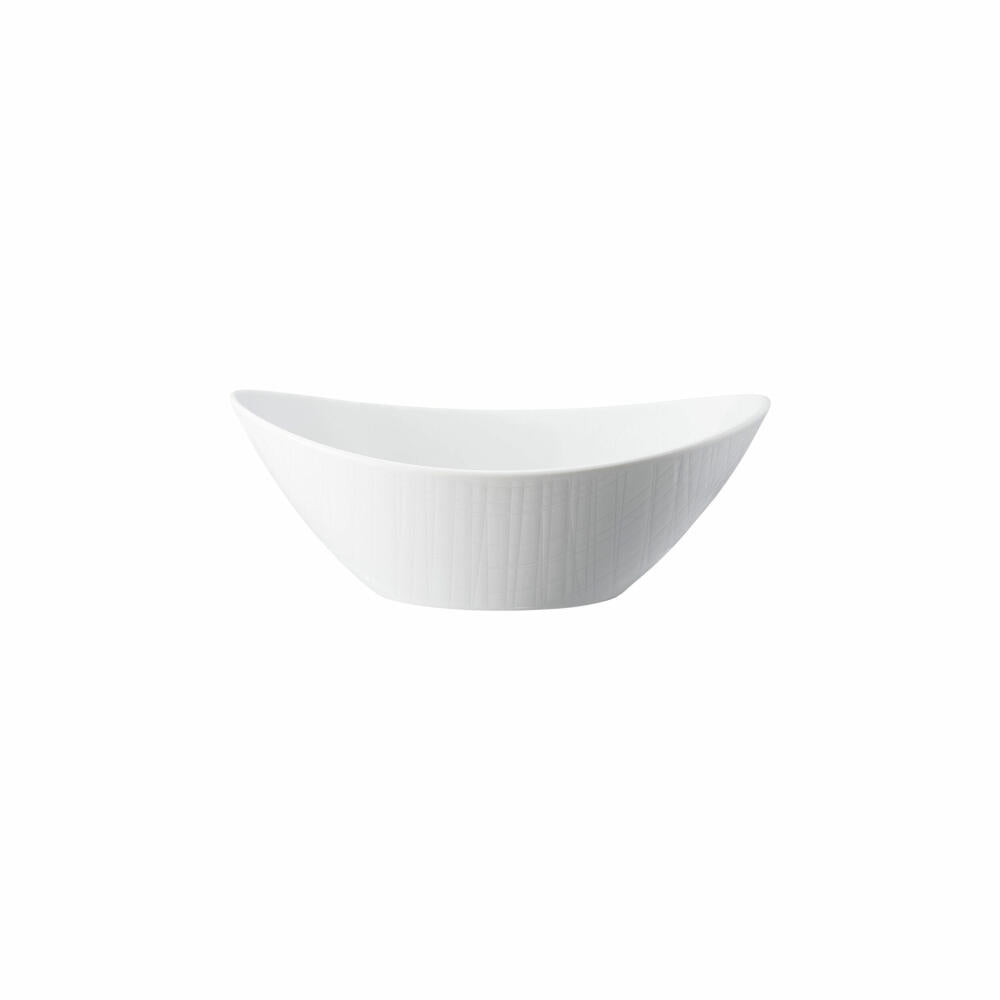 Rosenthal Schale Mesh oval, Porzellan, Weiß, 20 x15 cm, 11770-800001-15752