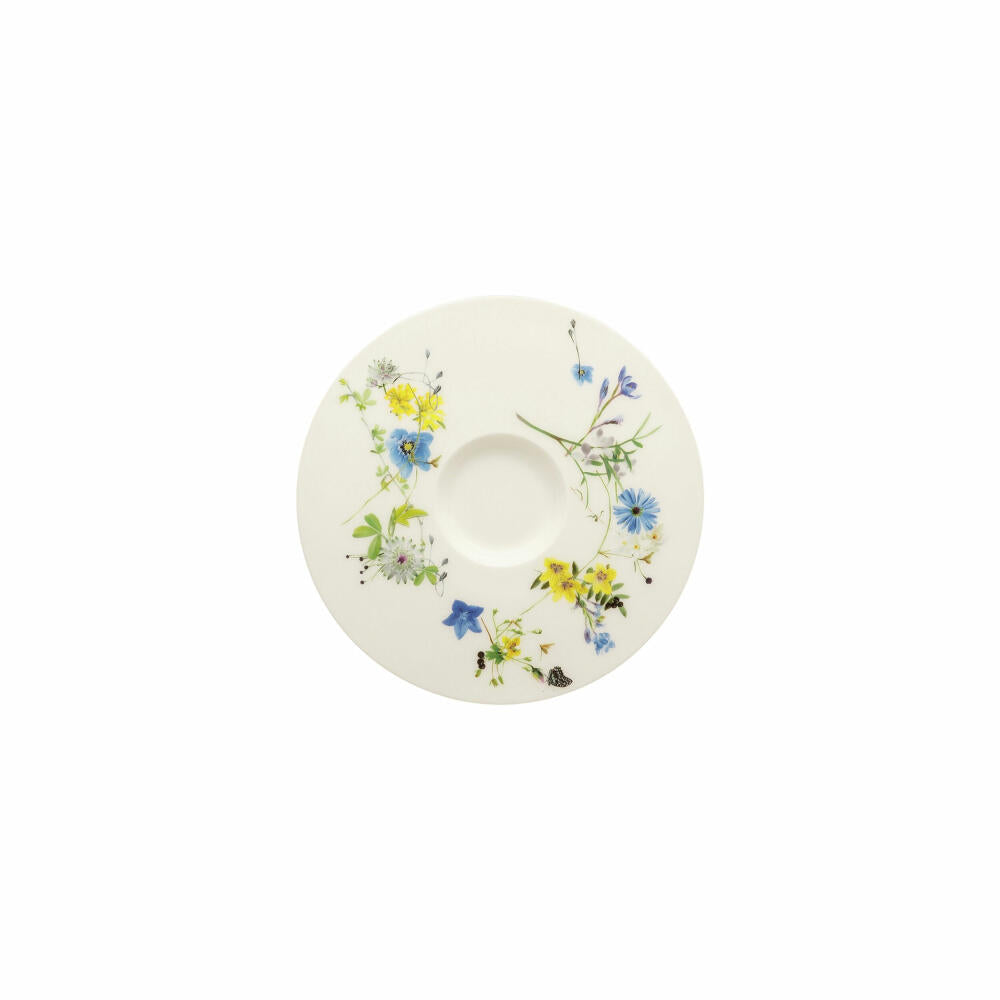 Rosenthal Kaffee-Untertasse Brillance - Fleurs des Alpes, Bone China, Mehrfarbig, 15.4 cm, 10530-405108-14741