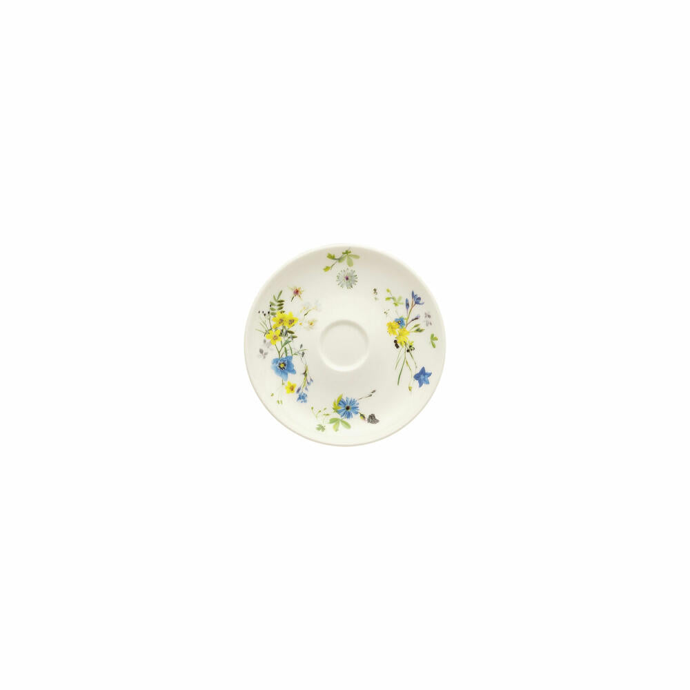 Rosenthal Espresso-Untertasse Coup Brillance - Fleurs des Alpes, Bone China, Mehrfarbig, 10.8 cm, 10530-405108-14936