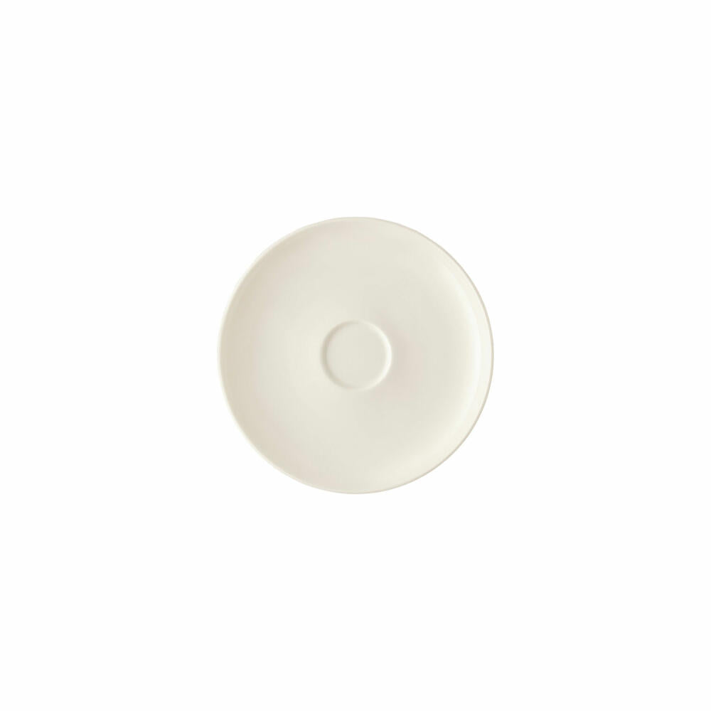 Rosenthal Kaffee-Untertasse Coup Brillance, Bone China, Weiß, 14.5 cm, 10530-800001-14939