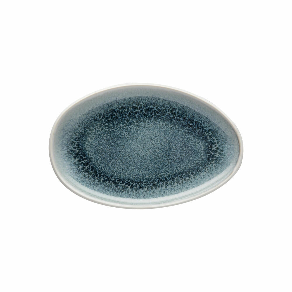 Rosenthal Servierplatte Junto Aquamarine, Keramik, Blau, 25 cm, 21540-405253-62725