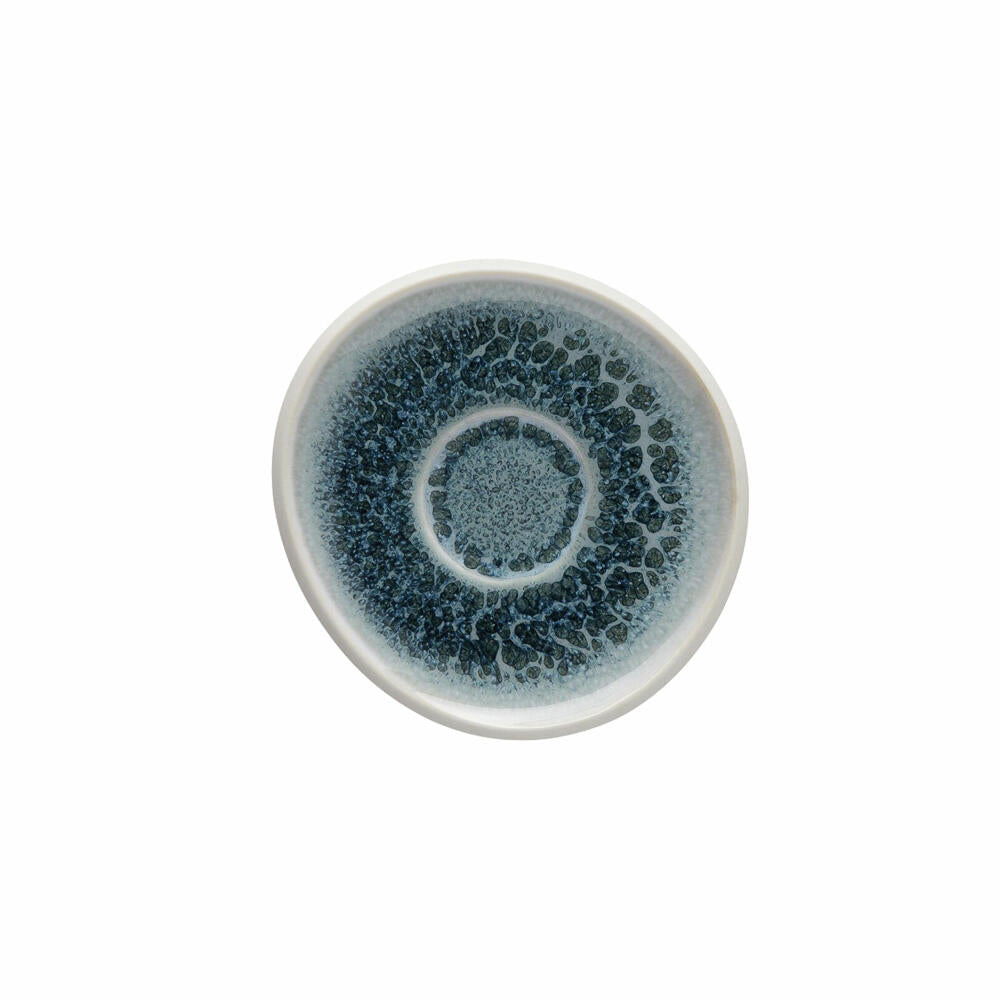 Rosenthal Espresso-Untertasse Junto Aquamarine, Keramik, Blau, 11.8 cm, 21540-405253-64716
