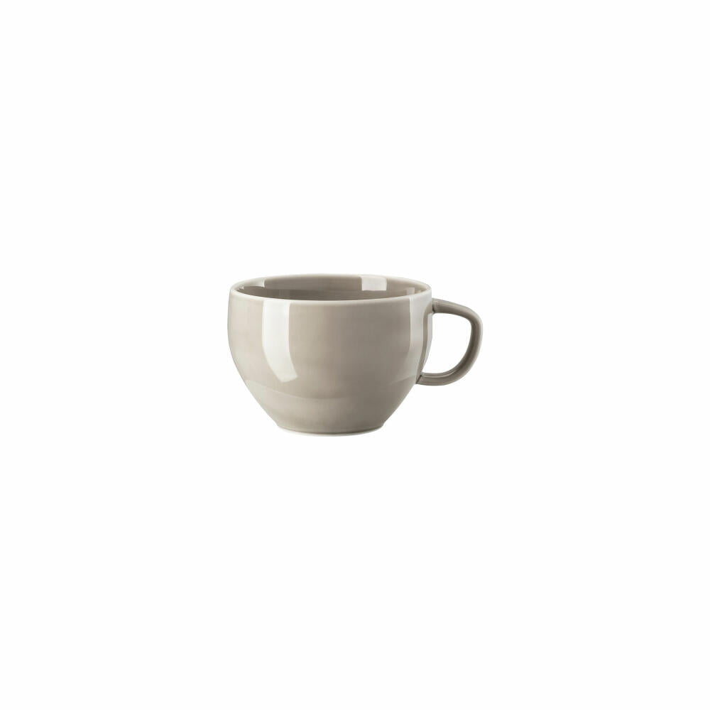 Rosenthal Cafe au Lait Obertasse Junto Pearl Grey, Porzellan, Grau, 400 ml, 10540-405201-14852