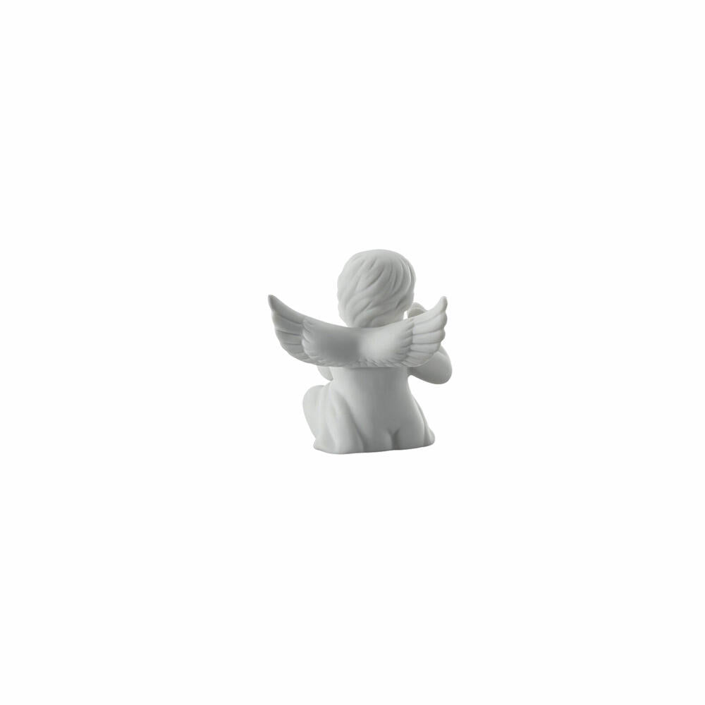Rosenthal Dekofigur Engel mit Schmetterling, Porzellan, Weiß, 5 cm, 69054-000102-90525