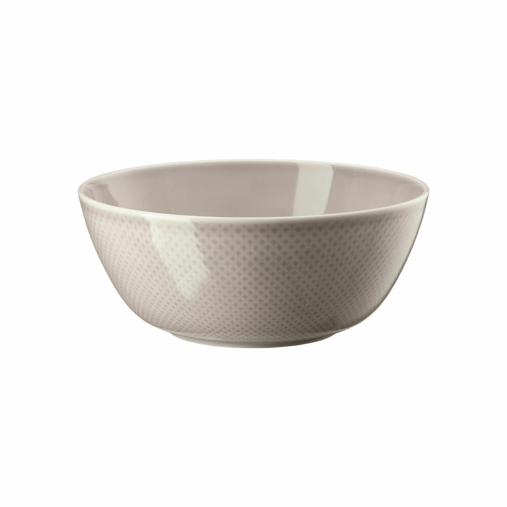 Rosenthal Schüssel Junto Soft Shell, Porzellan, Grau, 26 cm, 10540-405207-13326