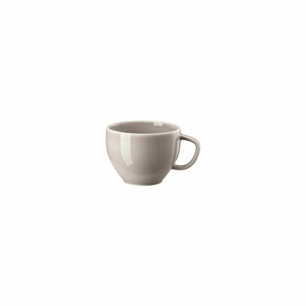 Rosenthal Kombi-Obertasse Junto Soft Shell, Porzellan, Grau, 280 ml, 10540-405207-14772
