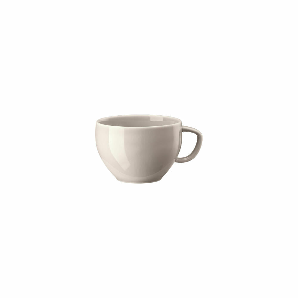 Rosenthal Cafe au Lait Obertasse Junto Soft Shell, Porzellan, Grau, 400 ml, 10540-405207-14852