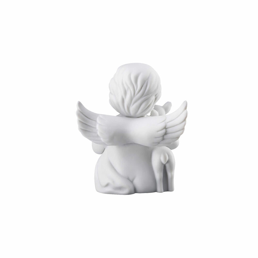 Rosenthal Dekofigur Engel mit Bambi, Porzellan, Weiß, 6 cm, 69054-000102-90533