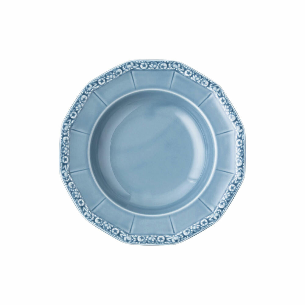 Rosenthal Suppenteller Maria Dream Blue, Porzellan, Blau, 23 cm, 10430-407170-10323