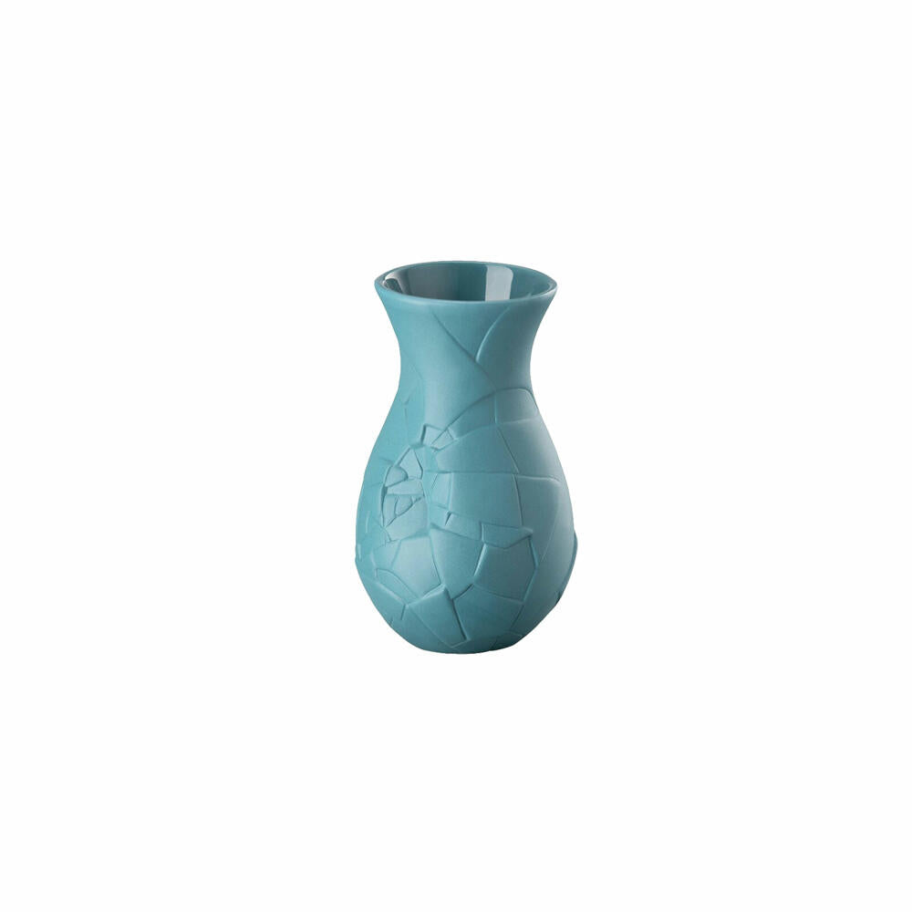 Rosenthal Vase of Phases Abyss, Dekovase, Porzellan, Petrol, 10 cm, 14255-426328-26010
