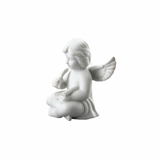 Rosenthal Dekofigur Engel mit Schriftrolle, Porzellan, Weiß, 6.3 cm, 69054-000102-90536
