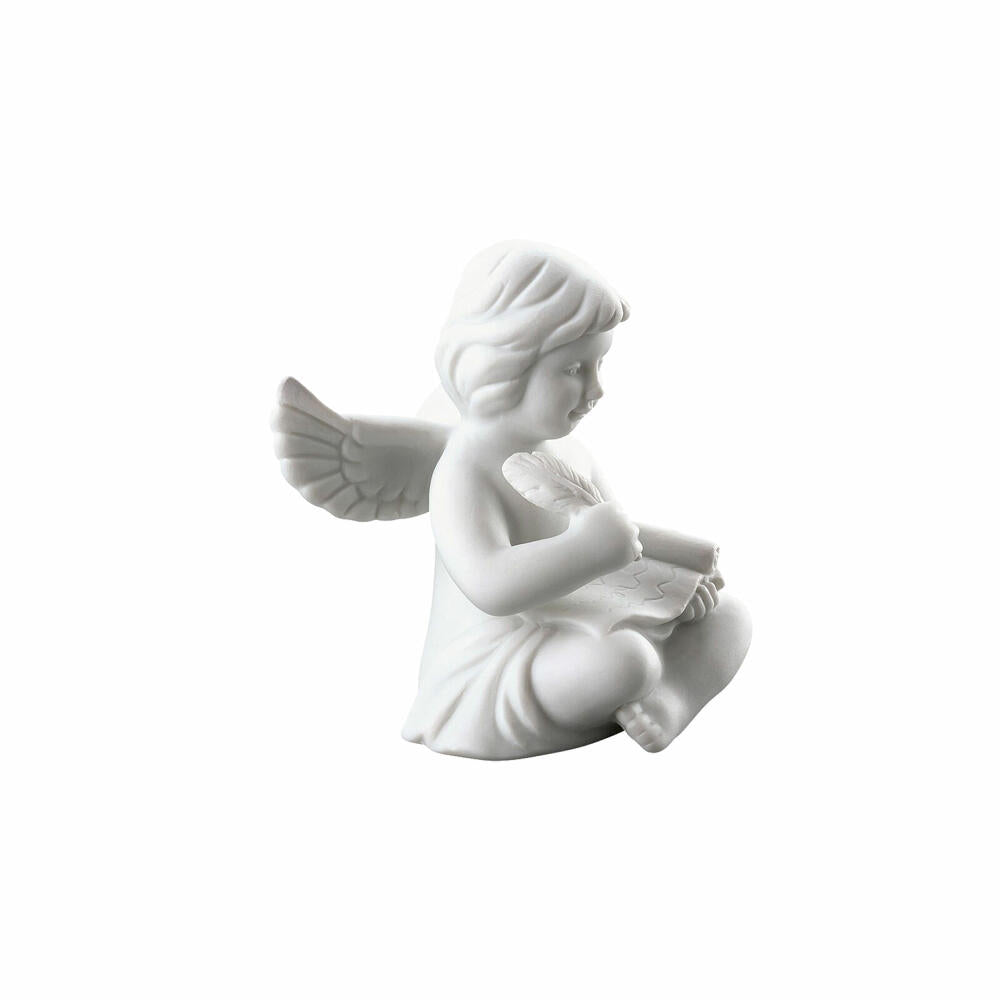 Rosenthal Dekofigur Engel mit Schriftrolle, Porzellan, Weiß, 6.3 cm, 69054-000102-90536