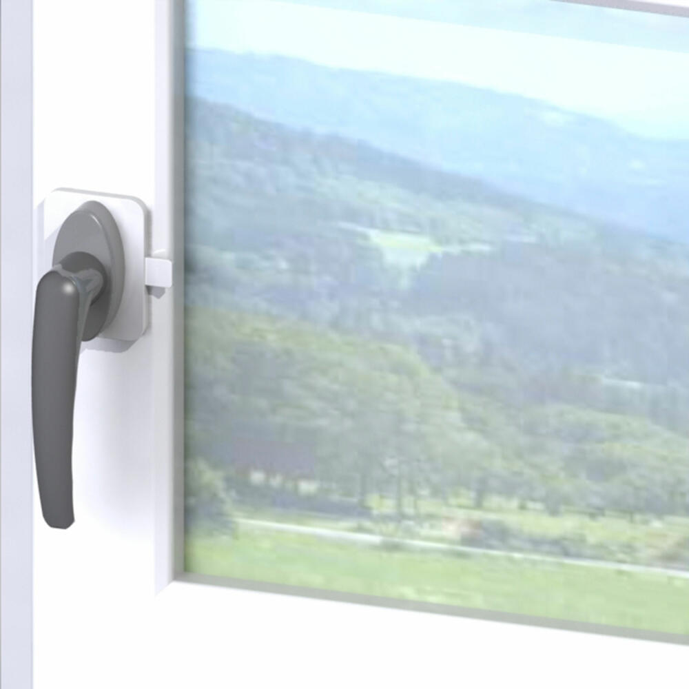 reer WinLock Fenster- und Balkontürsicherung, Fenstersicherung, Sicherung, Klemmschutz, Universell Einsetzbar, Stecksystem, 70010
