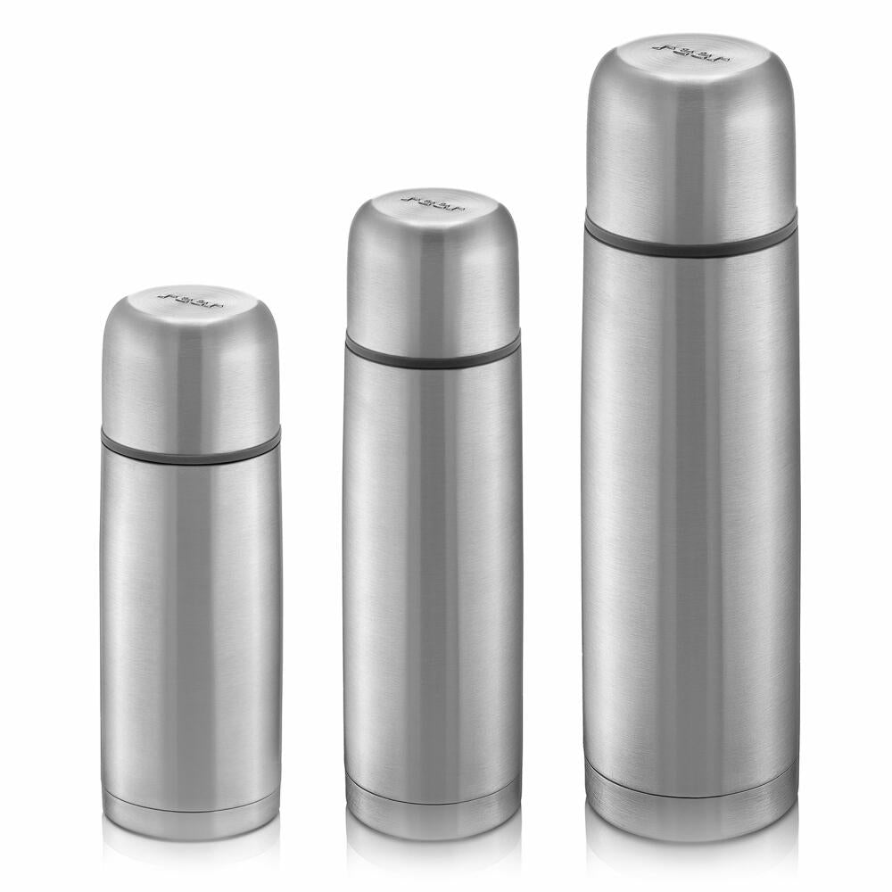 reer Pure Edelstahl-Isolierflasche, Isoflasche, Thermoflasche, Iso Flasche, Trinkflasche, 500 ml, 90508
