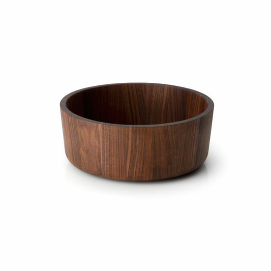 Continenta bowl, serving bowl, salad bowl, bowl, walnut wood, Ø 26 x 10.3 cm, 4237