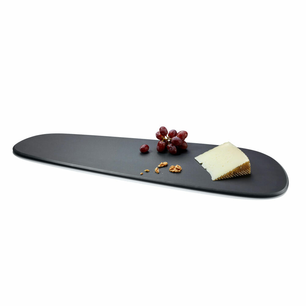 Continenta Cutting Board Duracore, Kitchen Board, Serving Board, Cheese Board, Wood Paper Fiber, Black, 64.7 x 22 cm, 5325