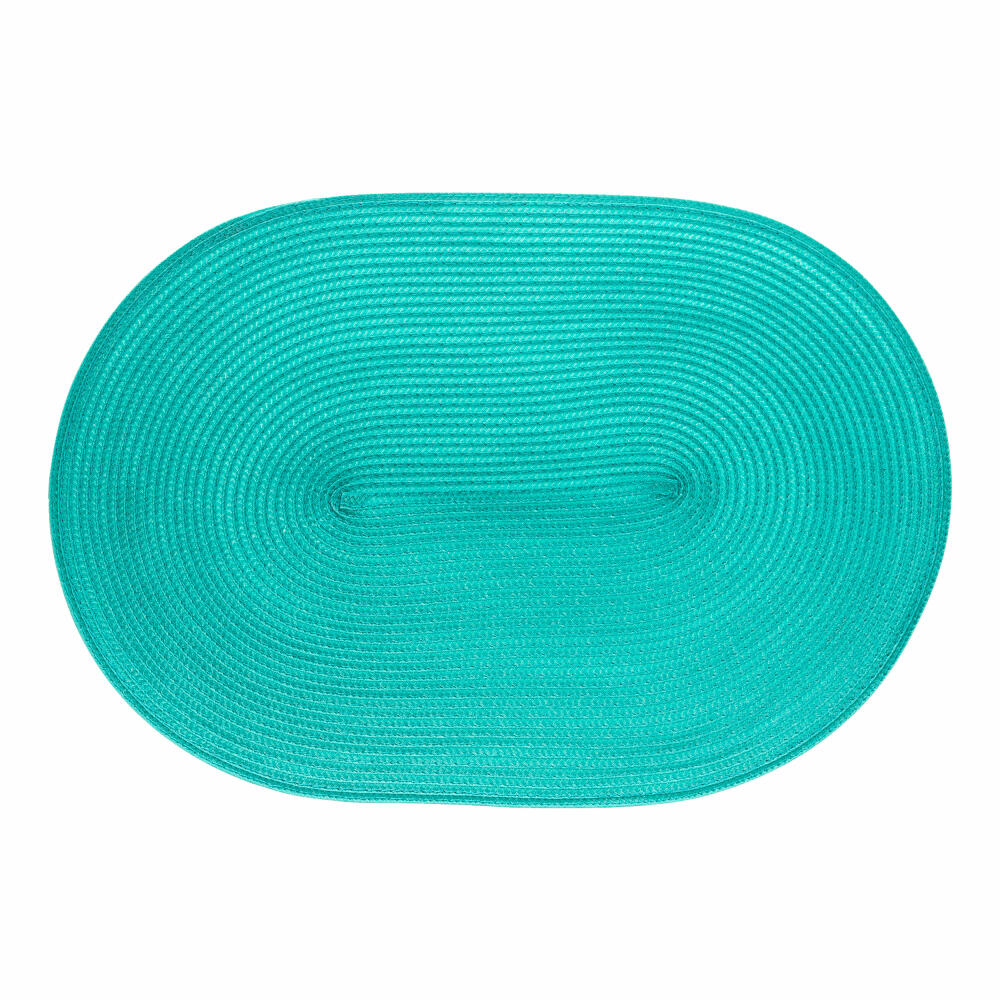 Continenta Tischset Oval, Platzset, Platzdecke, Platzmatte, Untersetzer, Kunststoff, 45 x 31 cm, Karibik, 6616