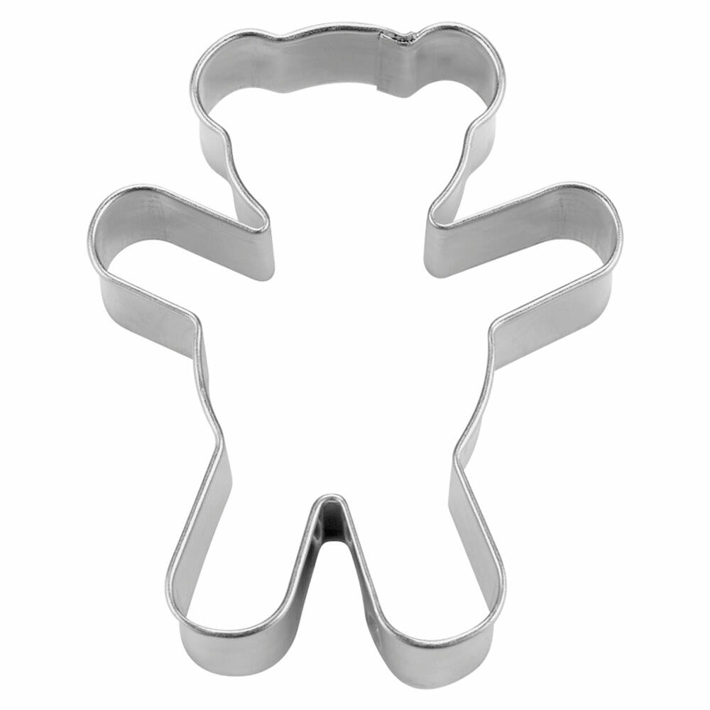 Städter Ausstecher Teddybär, Ausstechform, Plätzchenform, Keks, Plätzchen, Edelstahl, 7 cm, 040175