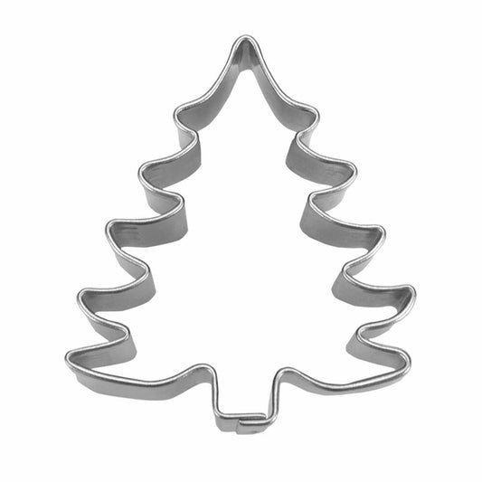 Städter Christmas tree cookie cutter, cookie cutter, cookie mold, biscuit, cookies, stainless steel, 4 cm, 054066