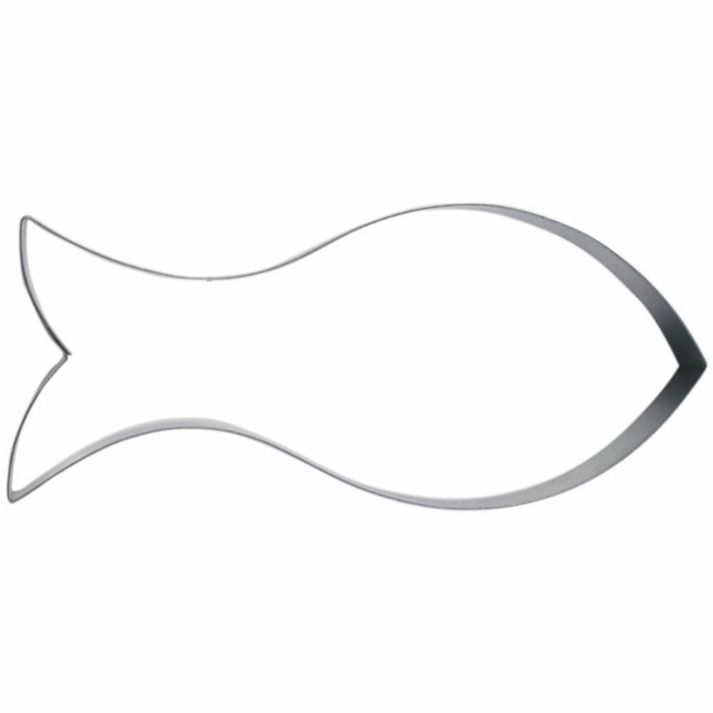 Städter fish cookie cutter, cookie cutter, cookie mold, biscuit, cookies, stainless steel, 13 cm, 064331