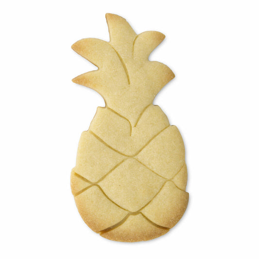 Städter embossed cookie cutter pineapple, cookie cutter, cookie mold, biscuit, cookies, stainless steel, 9.5 cm, 216730