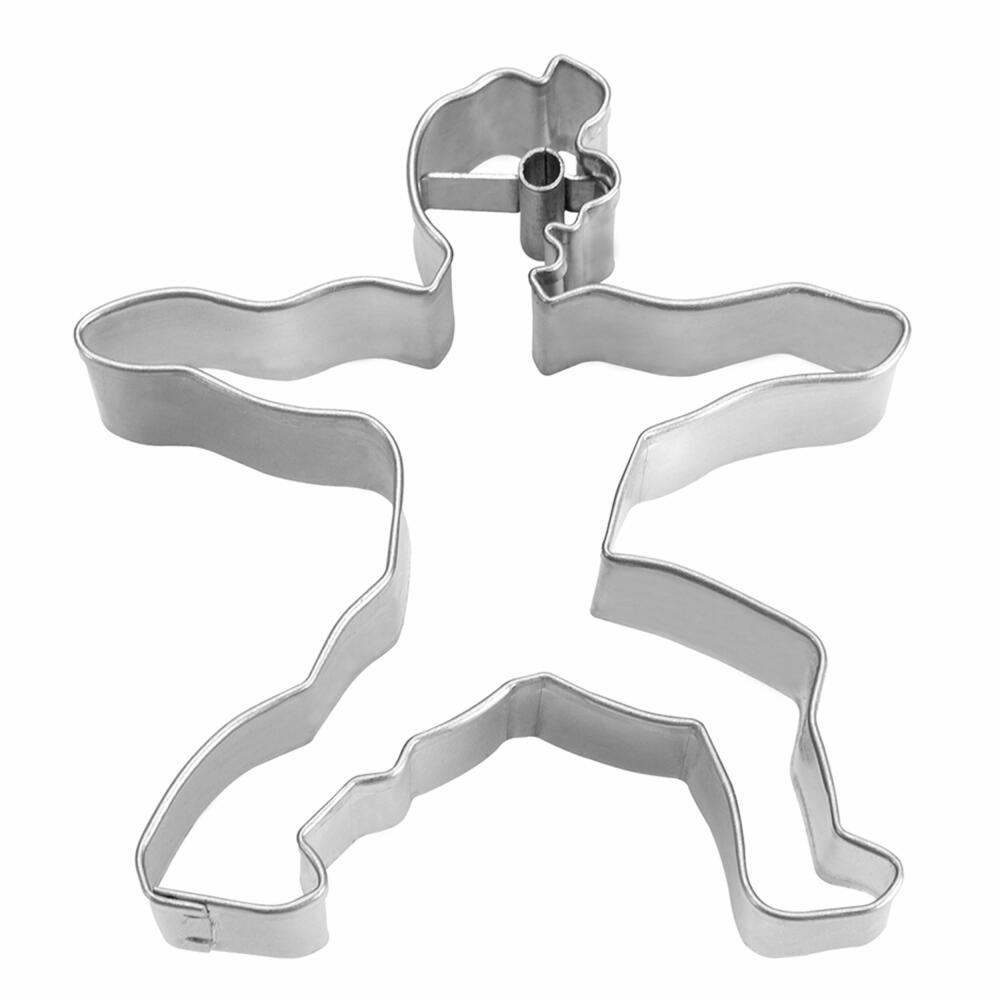 Städter cookie cutter warrior 2, Britgitte's yoga class, cookie cutter, cookie mold, biscuit, cookies, stainless steel, 7.5 cm, 217133