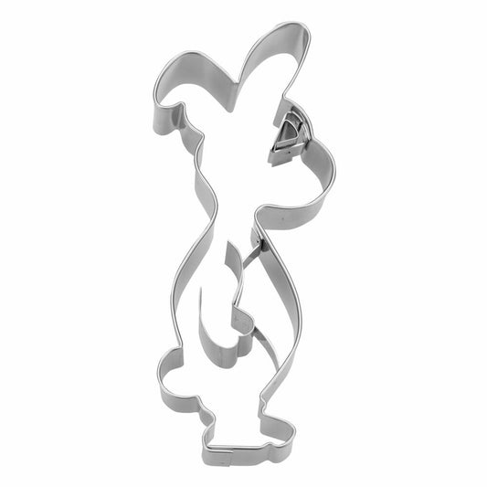 Städter embossed cookie cutter rabbit standing, cookie cutter, cookie mold, biscuit, cookies, stainless steel, 9 cm, 217195