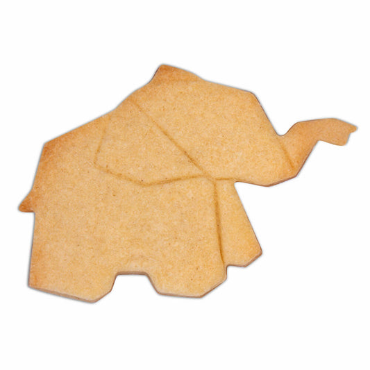 Städter embossed cookie cutter Geo Elephant, cookie cutter, cookie mold, biscuit, cookies, stainless steel, 7.5 cm, 217232