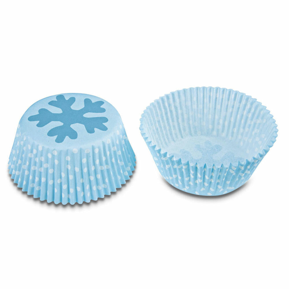 Städter Papier-Backförmchen Eiskristall Maxi, 50 Stück, Papierförmchen, Backform, Muffinförmchen, Papier, 335363