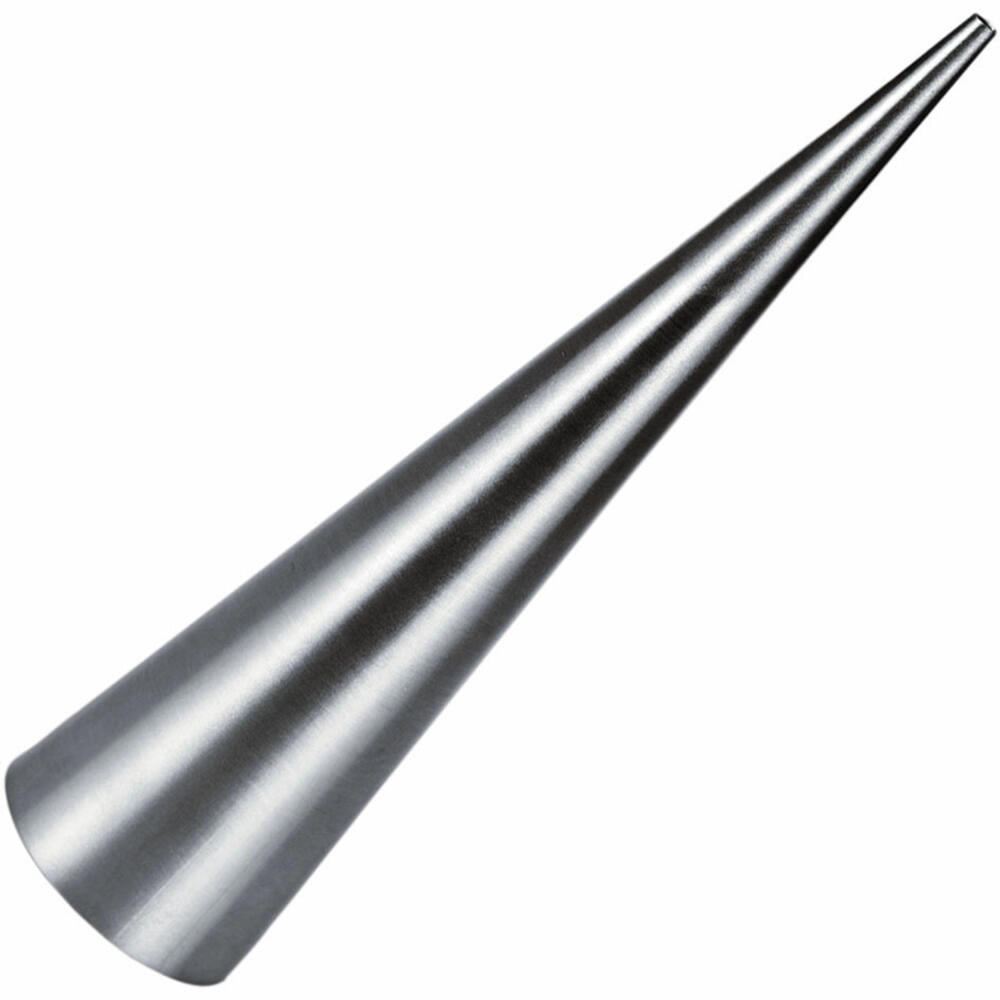Städter Schillerlocken, set of 6, cream roll, baking pan, croissant, Schillerlocken form, stainless steel, 14 cm x Ø 3.5 cm, 425118