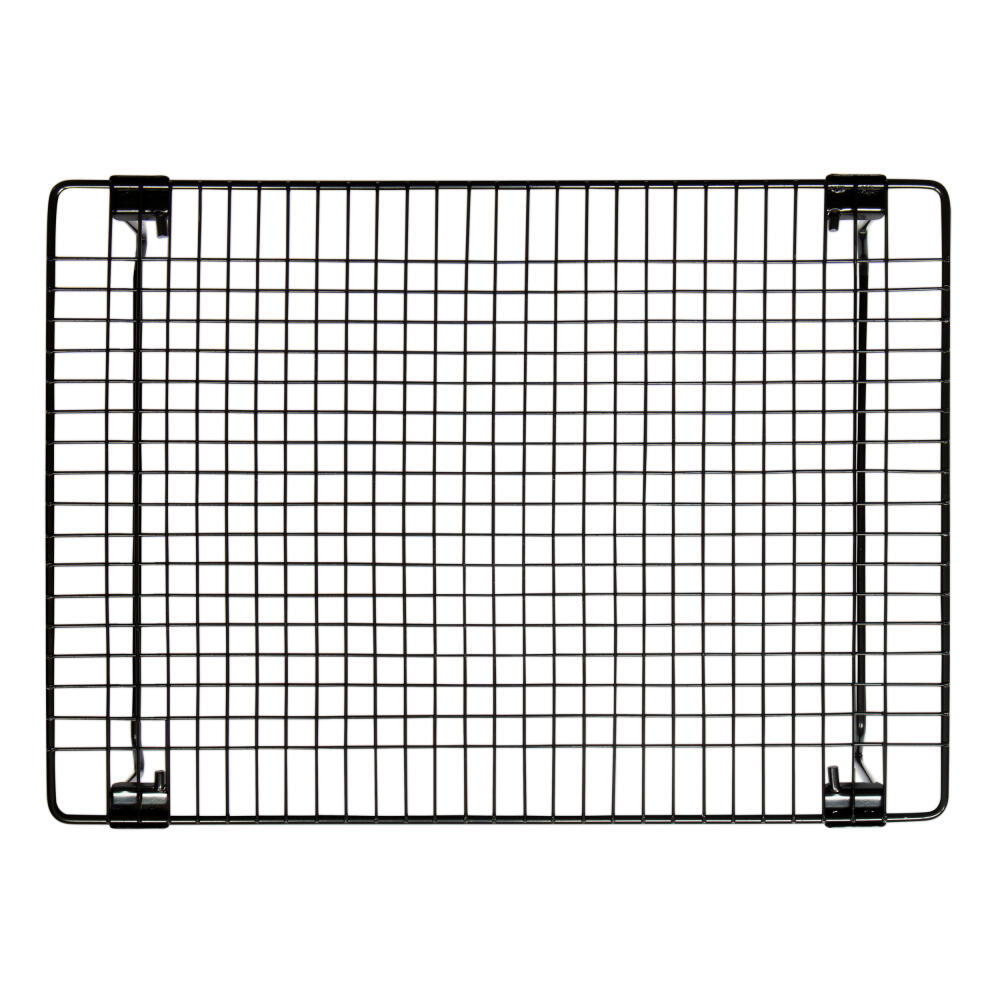 Städter Kühlgitter Rechteckig, Tortengitter, Metall, Schwarz, 34 cm, 464247