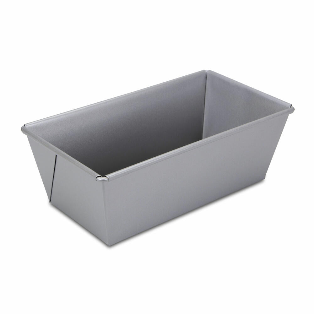 Städter We Love Baking loaf pan, cake pan, baking pan, cake pan, metal, silver, 20 x 10.5 cm / H 7 cm, 661585