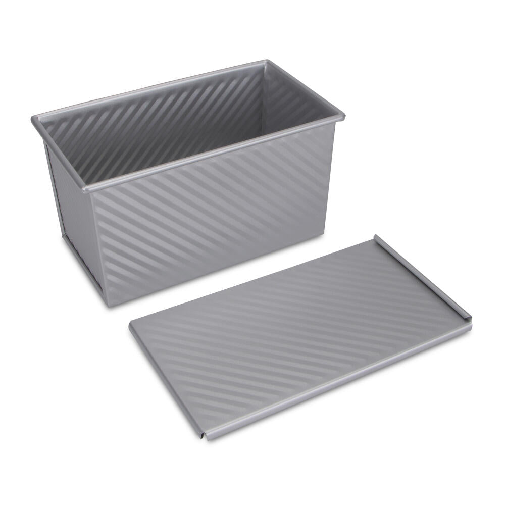 Städter Toastbrotform we love baking, Kastenform, Kuchenform, Metall, Grau, 21.5 cm, 666191