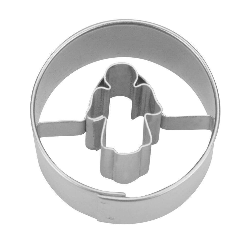 Städter Ausstecher Engel in Ring Mini, Ausstechform, Plätzchenform, Keks, Plätzchen, Edelstahl, Ø 3 cm, 955288