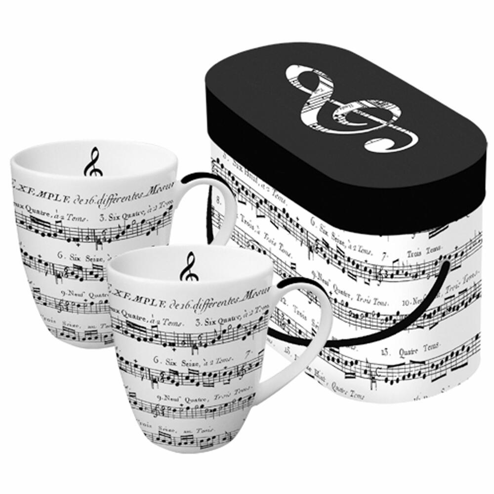 PPD Mug Set Adagio, set of 2, mug, coffee mug, cup, in gift box, New Bone China, 350 ml, 601344