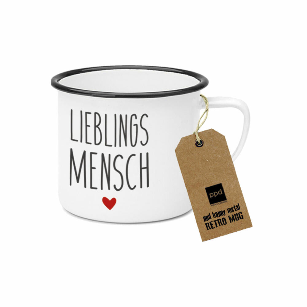 PPD Happy Metal Mug Favorite Person, Mug, Coffee Mug, Cup, Metal, 500 ml, 603520