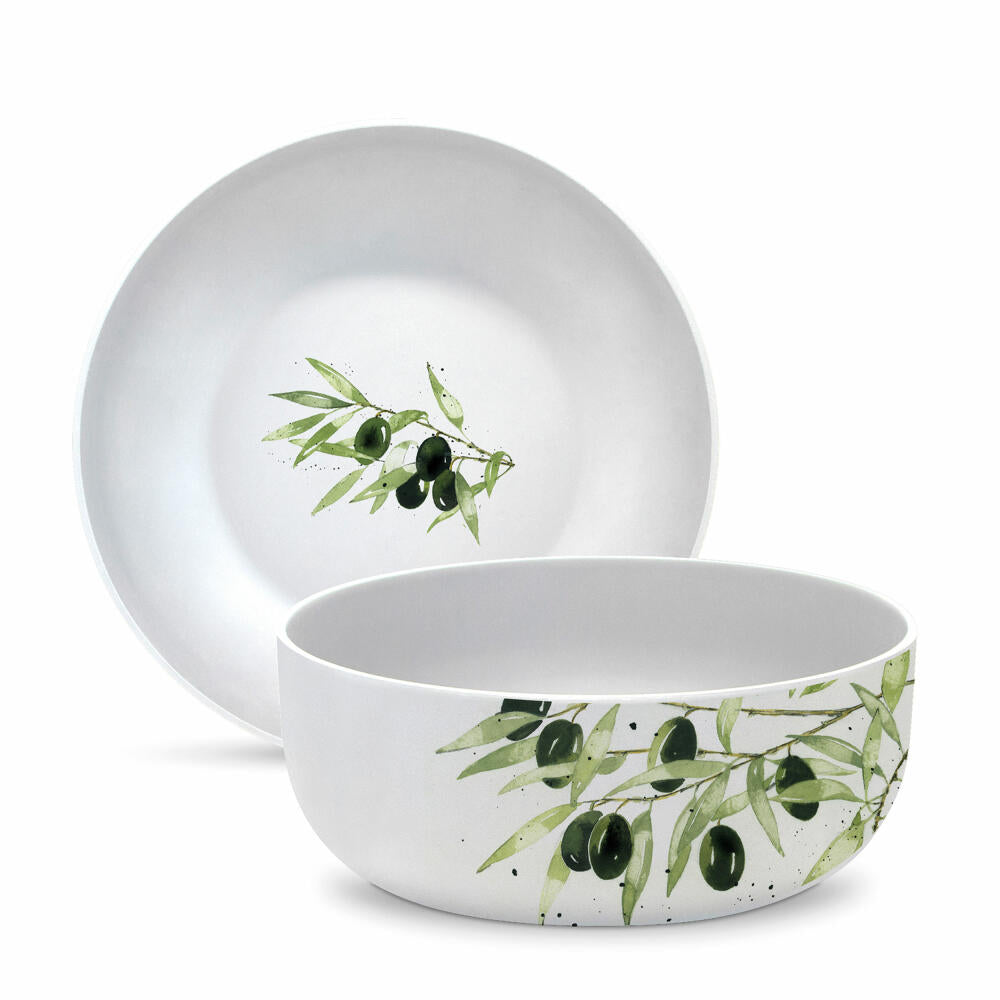 PPD Olives Matte Bowl, Schüssel, Schale, Müslischale, New Bone China, Ø 16 cm, 604779