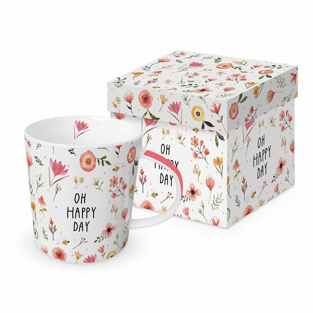 PPD Oh Happy Day Trend Mug, in gift box, mug, coffee mug, cup, New Bone China, 400 ml, 160300775